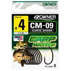Куки Owner CARP MASTER CURVE SHANK CM-09