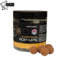 Плуващи топчета Nash Bait Scopex Squid Natural Pop Ups New