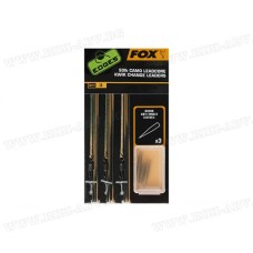 Готови монтажи с бърза връзка Fox 50lb Camo Leadcore Kwik Change Leaders