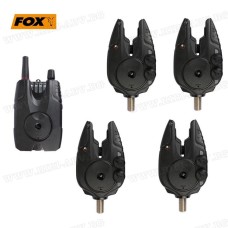 Комплект сигнализатори FOX MICRON MX 4+1 за 4 въдици