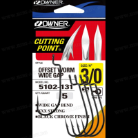 Куки Owner Offset Worm Widegape 5102