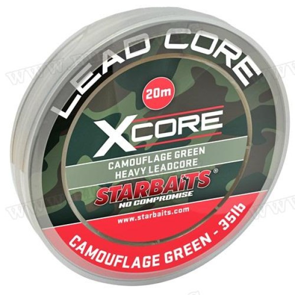 StarBaits XCORE Lead Core Camo Green лидкор за монтажи