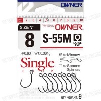 Единични куки OWNER SINGLE HOOK серия S-55M