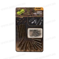Комплект за монтажи Fox Edges Safety Lead Clip Kit Camo