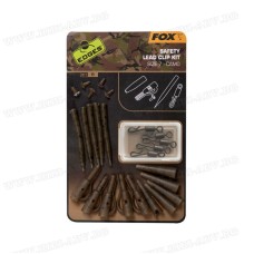 Комплект за монтажи Fox Edges Safety Lead Clip Kit Camo
