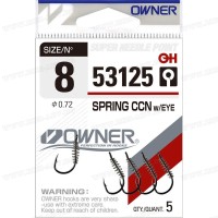 Куки с пружина Owner Spring Chinu Black Chrome