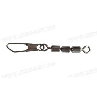 Троен ролков вирбел с карабинка Focus "Triple Swivel" 3050