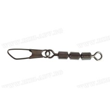 Троен ролков вирбел с карабинка Focus "Triple Swivel" 3050