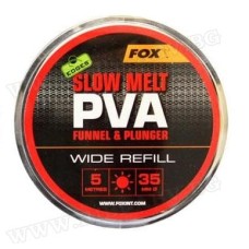 Fox Slow Melt PVA Funnel Narrow Refill 25мм