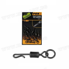 Вирбел бърза връзка с халка Fox Kwik Change Heli Swive